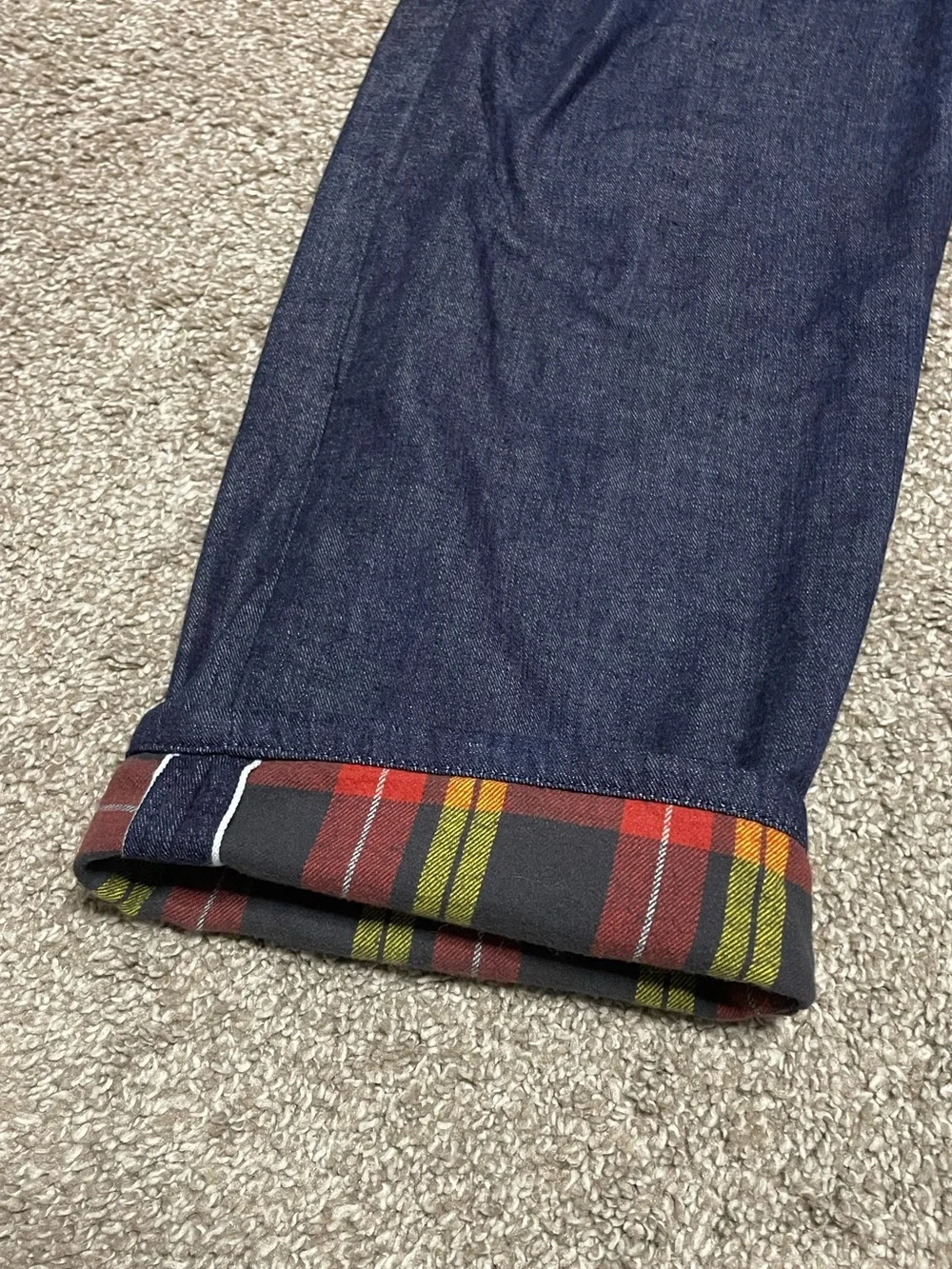 Naked & Famous Selvedge Denim Weird Guy Blanket Lined Jeans Men’s 34 - Picture 4 of 8